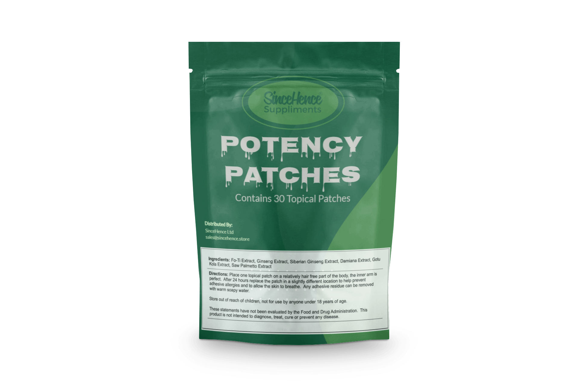 Potency Boosting Patches for natural pain relief and immune support