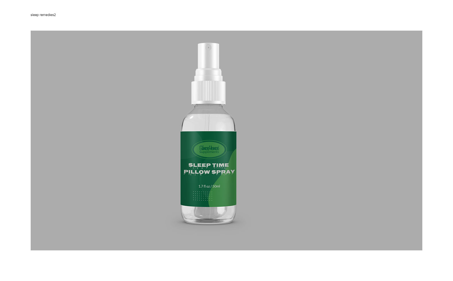 sleep pillow spray